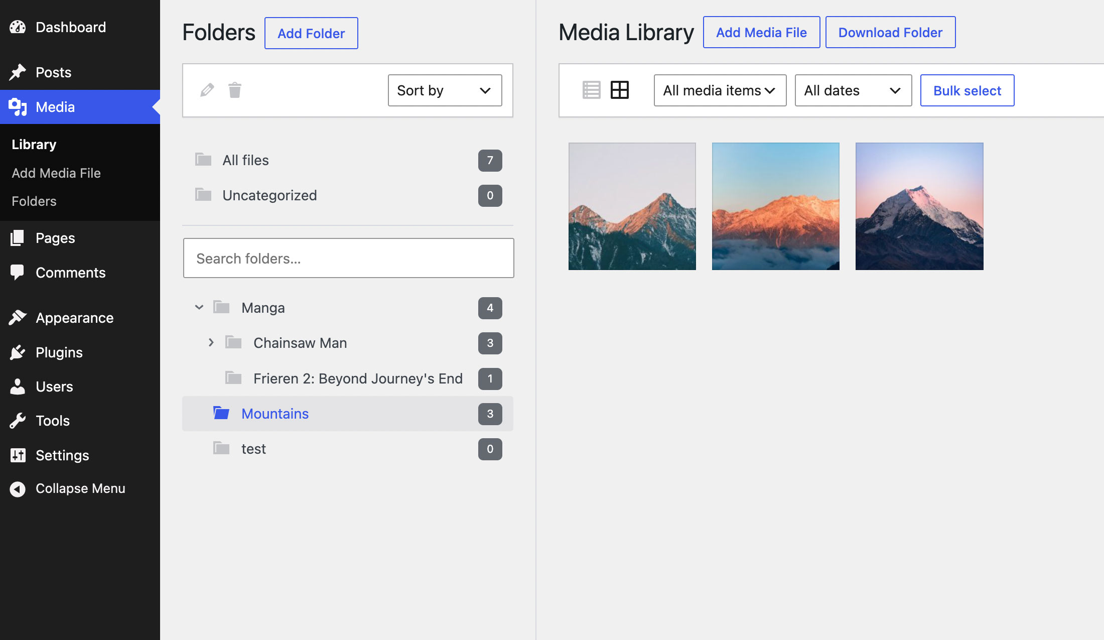 Rudrastyh Simple Media Library Folders