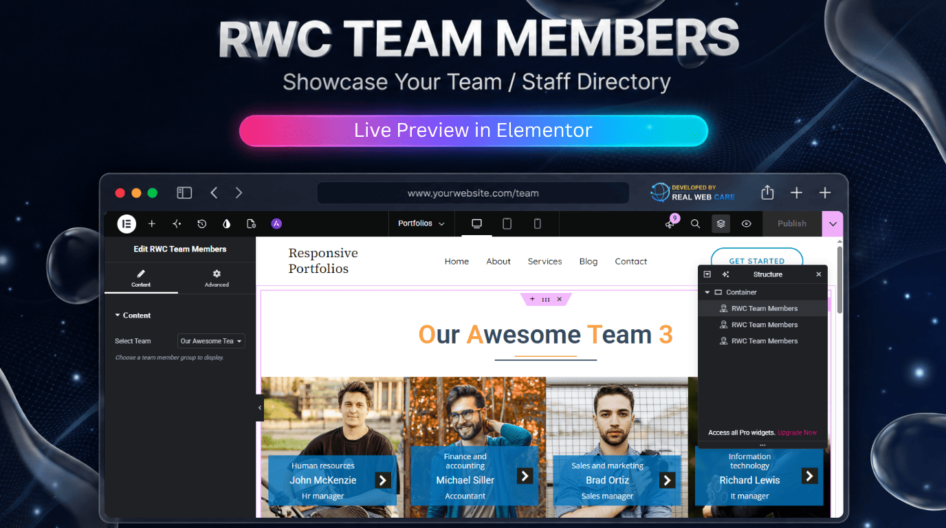 Native Elementor Widget