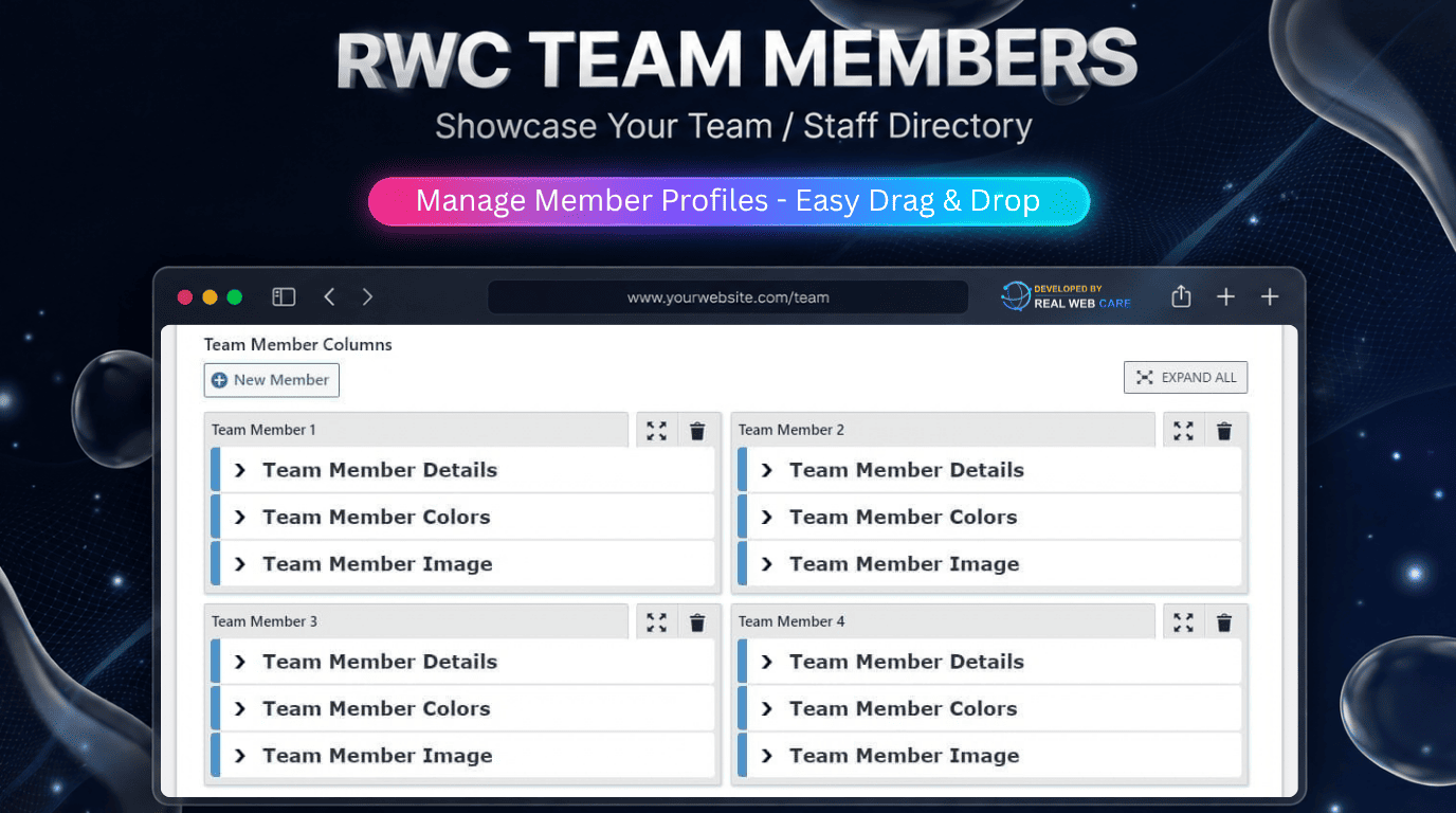 Add & Edit Team Members