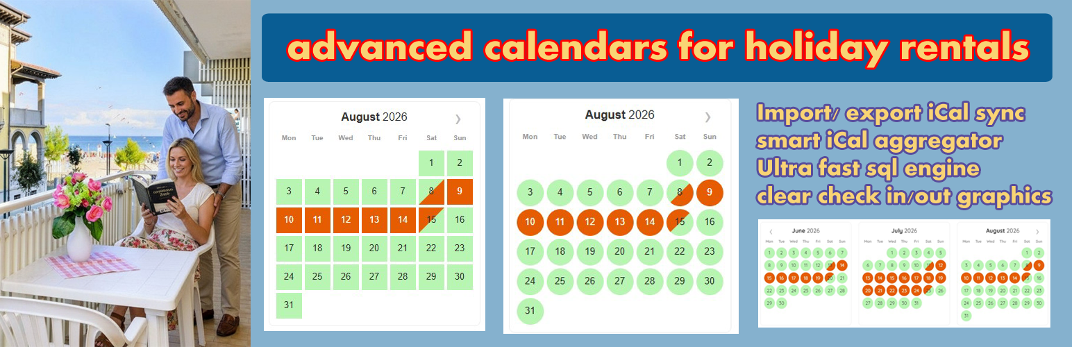 Sacconi iCal Sync – Advanced Calendars for Holiday Rentals