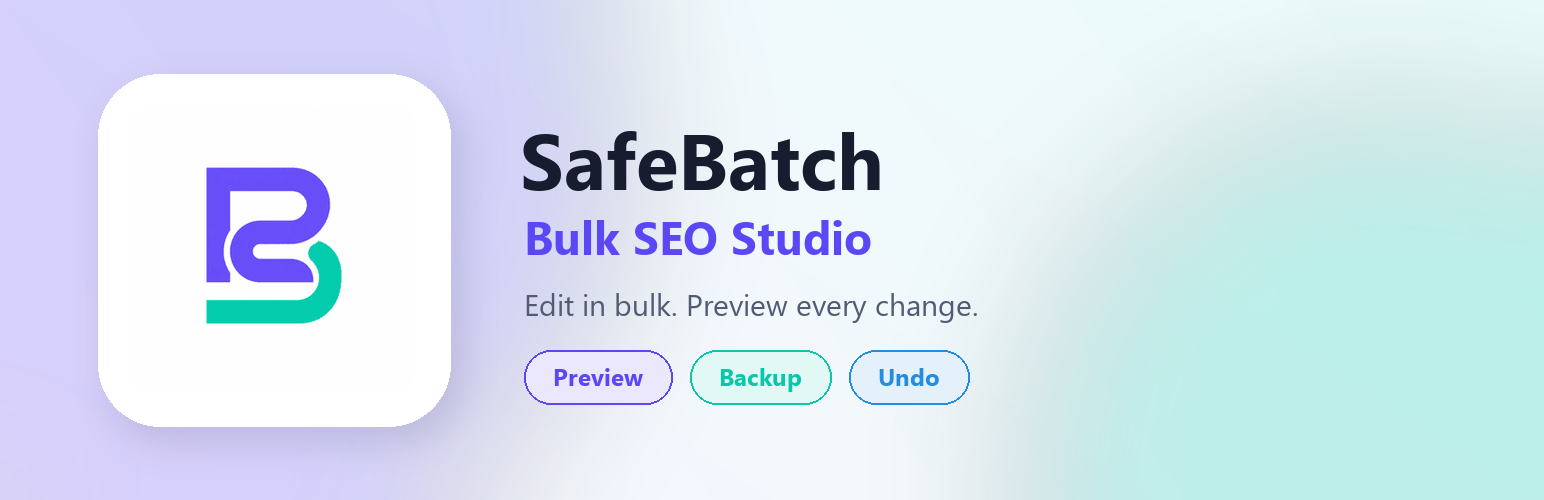 SafeBatch – Bulk SEO Studio