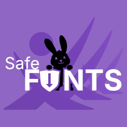 SafeFonts logo