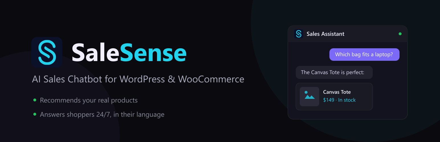 SaleSense – AI Sales Chatbot