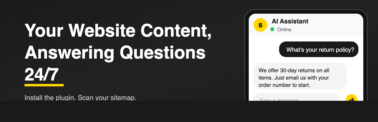 WordPress 外掛 Sant Chat AI 的封面圖片