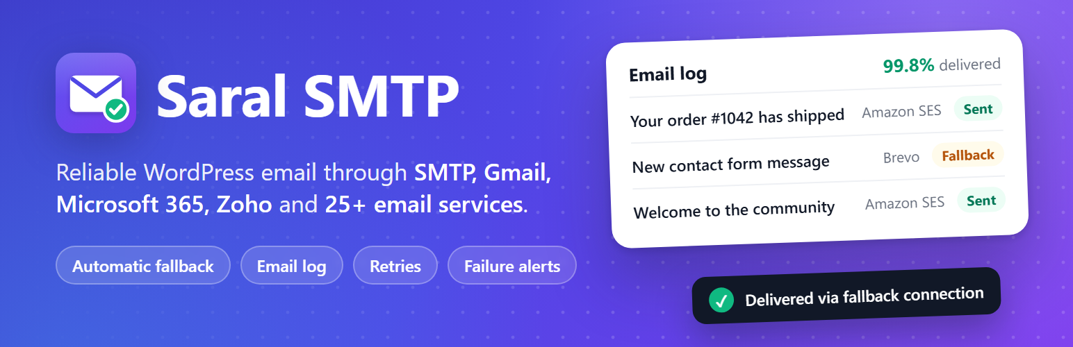 Saral SMTP