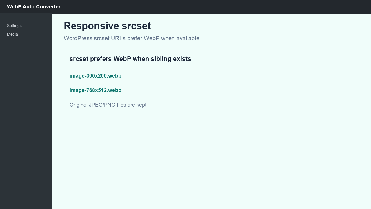 WebP preferred in responsive srcset