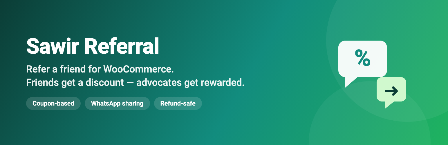 Sawir Referral – Refer a Friend for WooCommerce