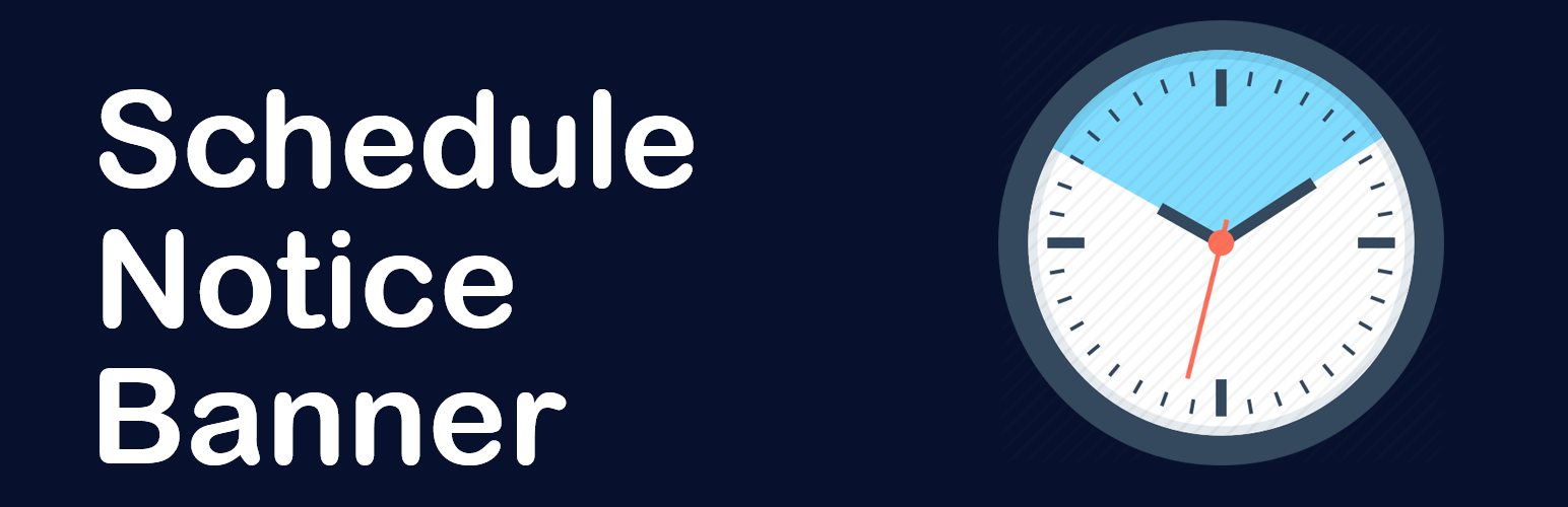 Schedule Notice Banner