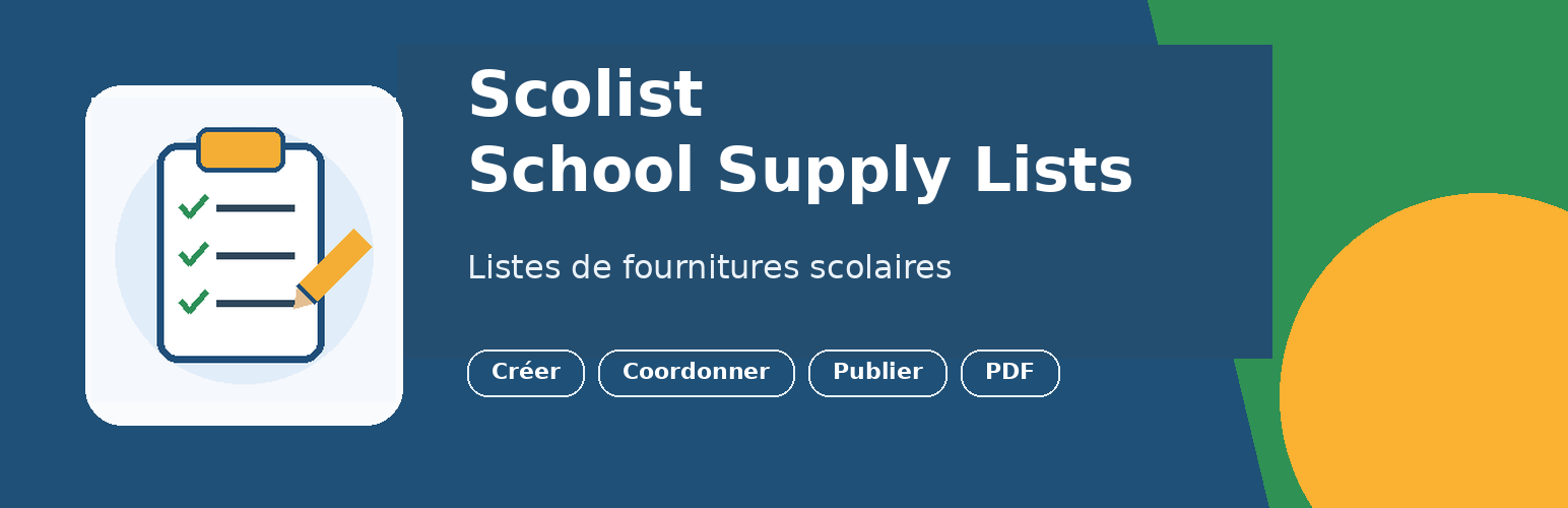 Scolist – School Supply Lists