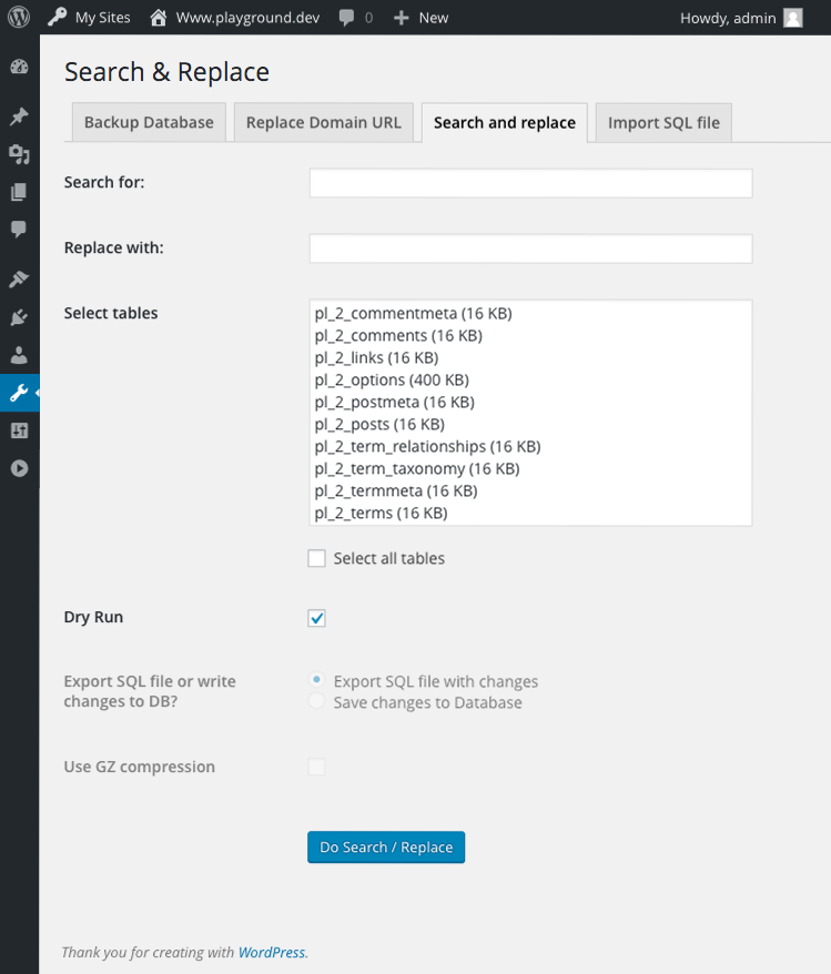 Search Replace Wordpress Plugin Wordpress Org