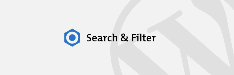 Search & Filter Wordpress Plugin