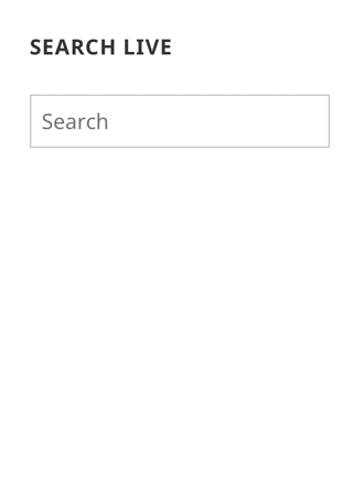 Search Live Example