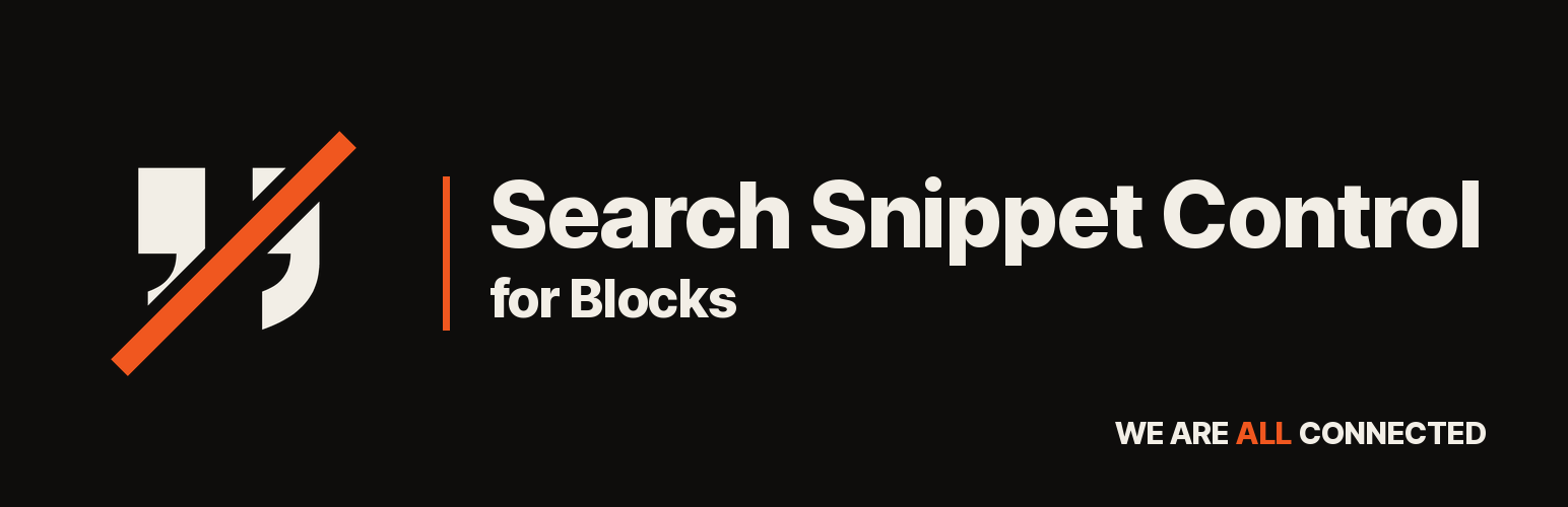 Search Snippet Control for Blocks