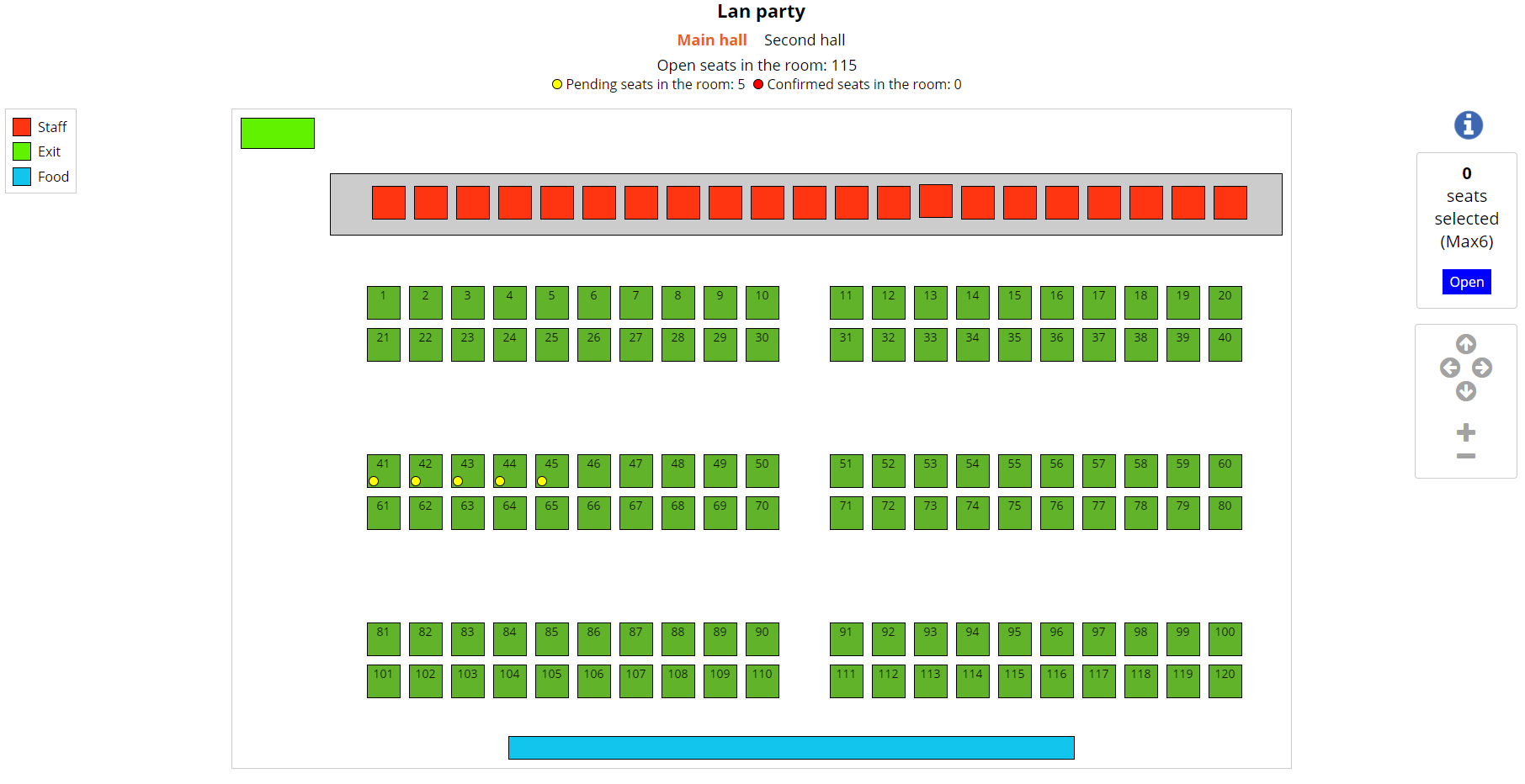 Registration view