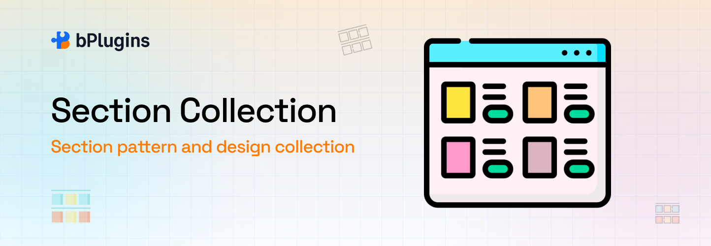 Section Collection – Add Ready-made Sections to Design Modern Websites