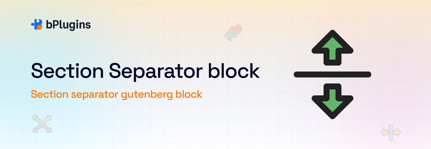 Section Separator Block – Visually Separate Page Sections