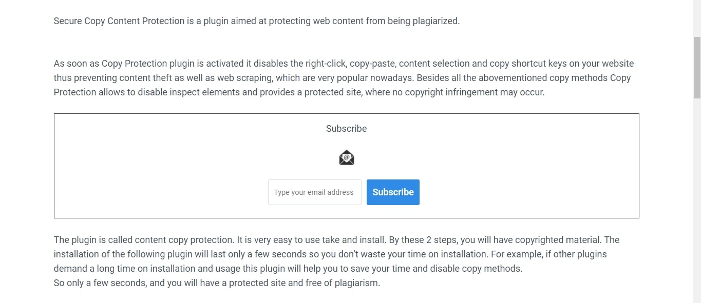 Copy Content Protection - Tooltip Styles