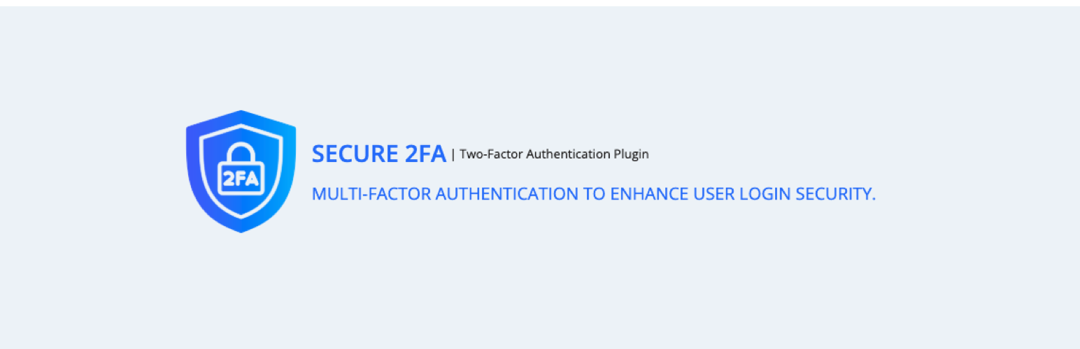 WordPress 外掛 Secure 2FA 的封面圖片。