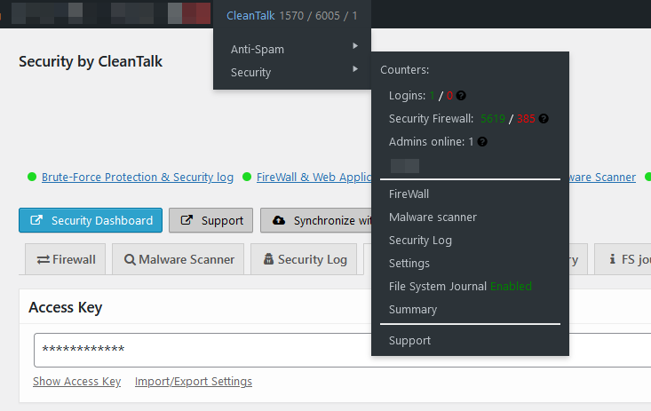 <strong>Admin bar</strong>. How the admin bar module looks.