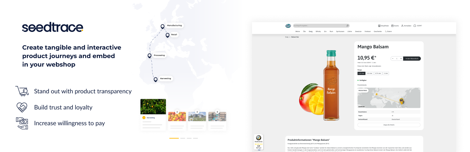 Seedtrace Product Transparency – Interactive Product Journeys from Seed to Shop