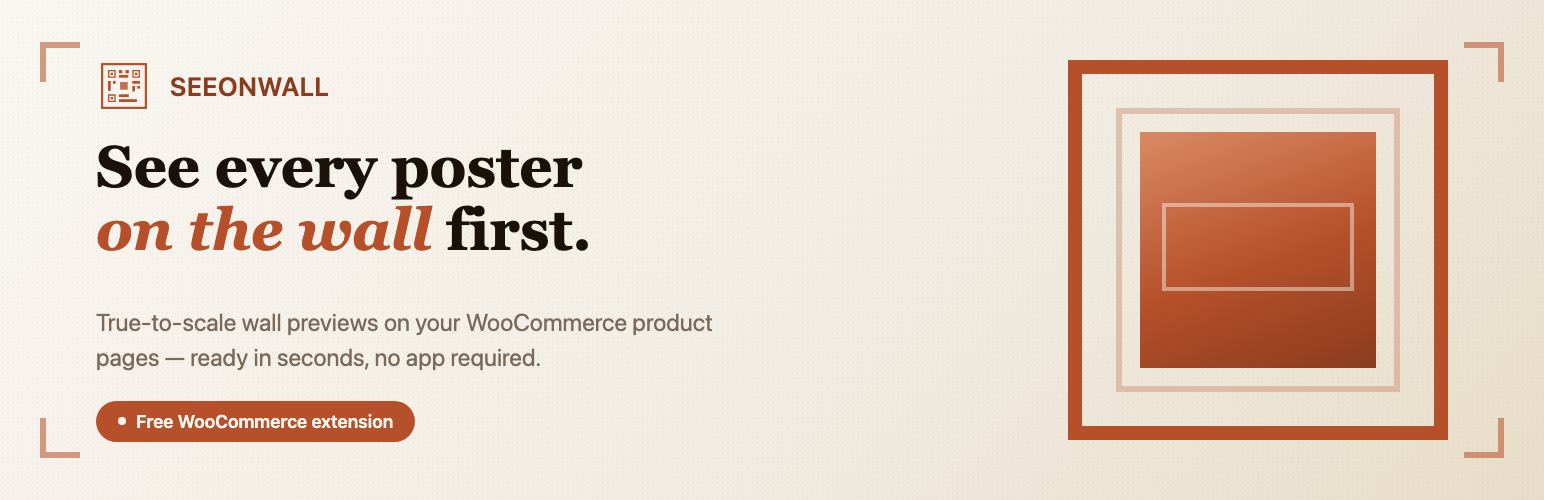 SeeOnWall – Wall Art Preview for WooCommerce