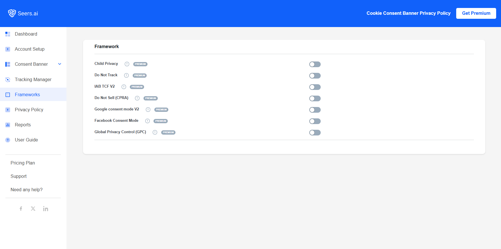 Seers AI | GDPR & CCPA Cookie Consent & Compliance