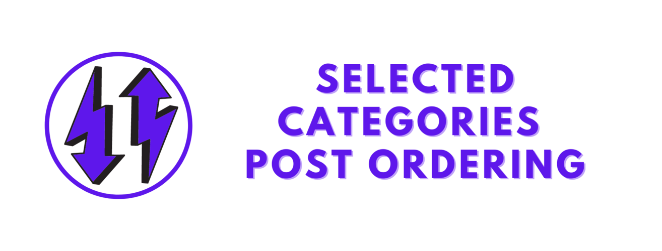 Selected Categories Post Ordering
