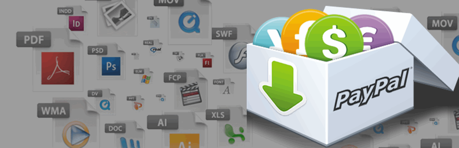 WordPress 外掛 Sell Downloads 的封面圖片。