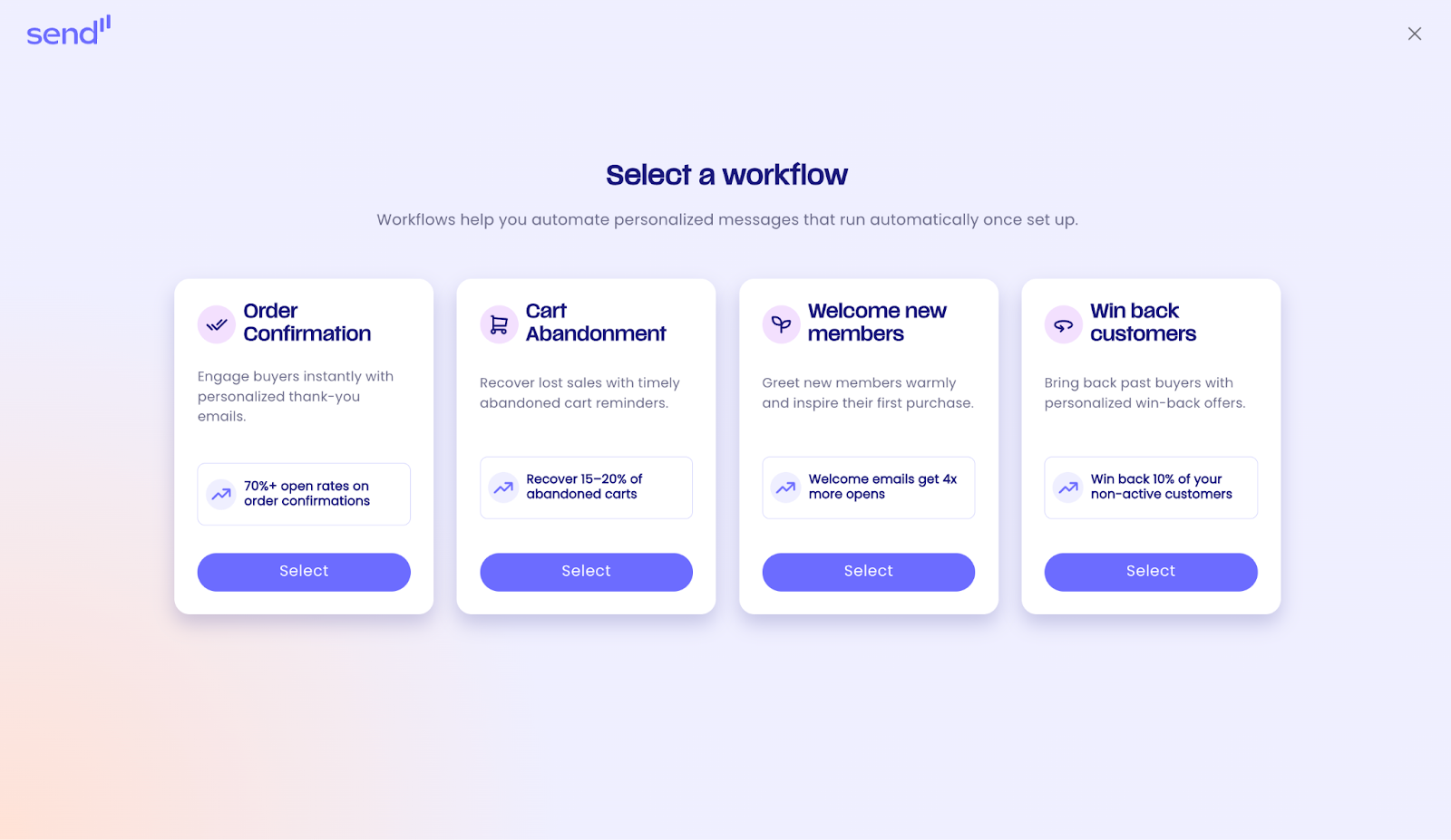 One click flows launch