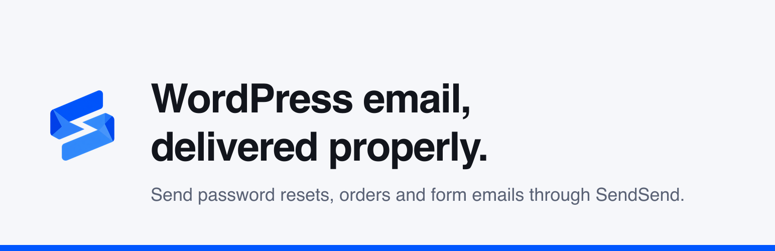 WordPress 外掛 SendSend Mailer 的封面圖片