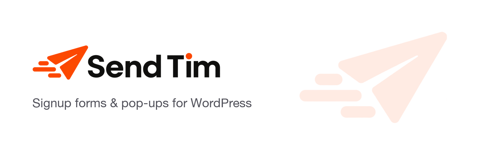 WordPress 外掛 Sendtim – Signup Forms 的封面圖片