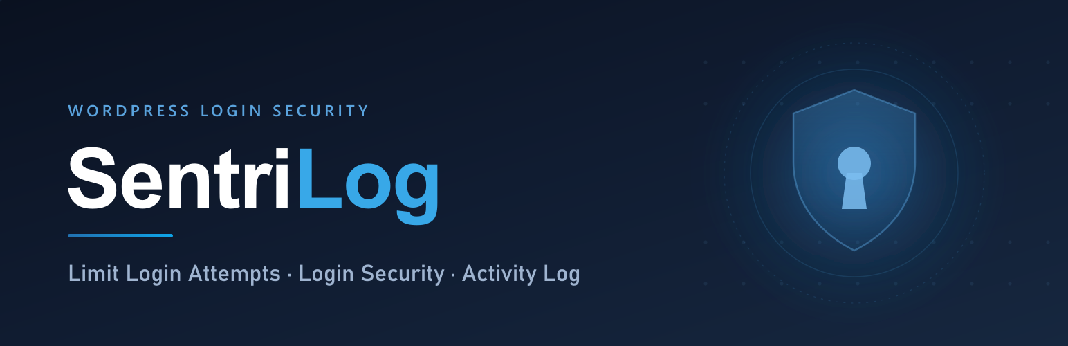 SentriLog – Limit Login Attempts, Security &amp; Activity Log