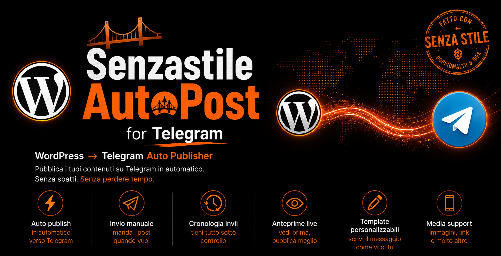 Senzastile AutoPost for Telegram