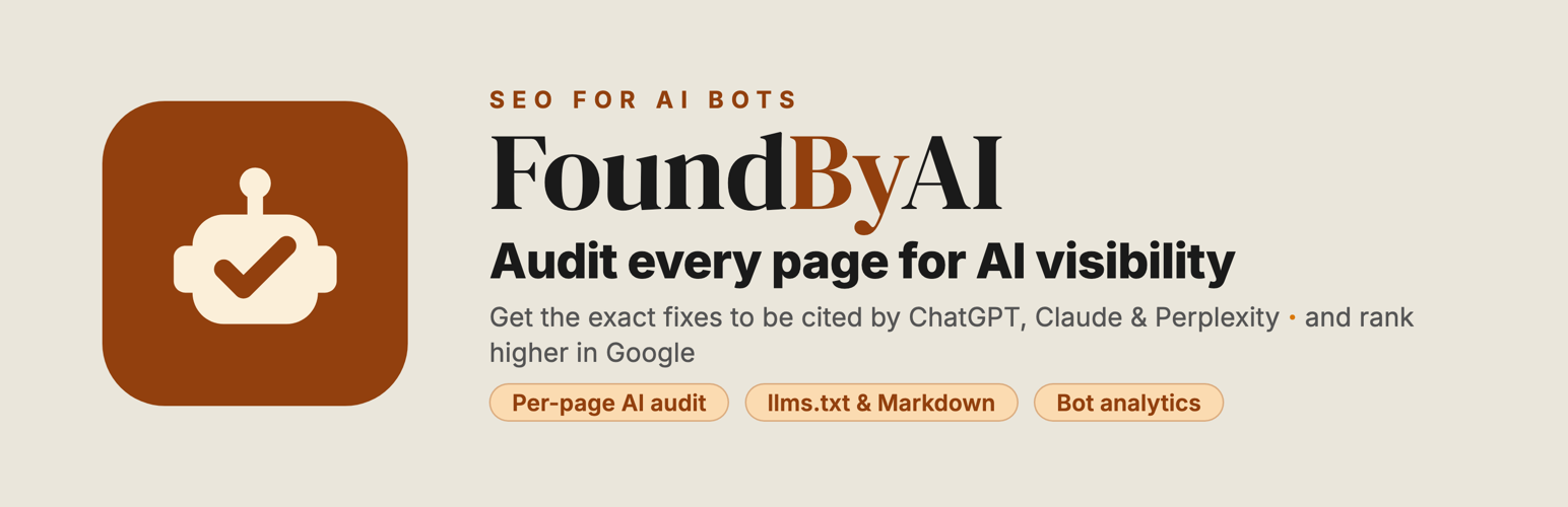 FoundByAI — SEO for AI Bots
