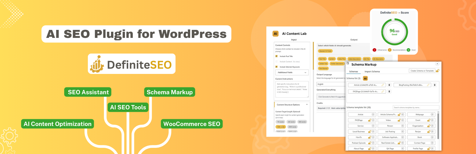 DefiniteSEO – AI SEO Plugin to Boost SEO Rankings