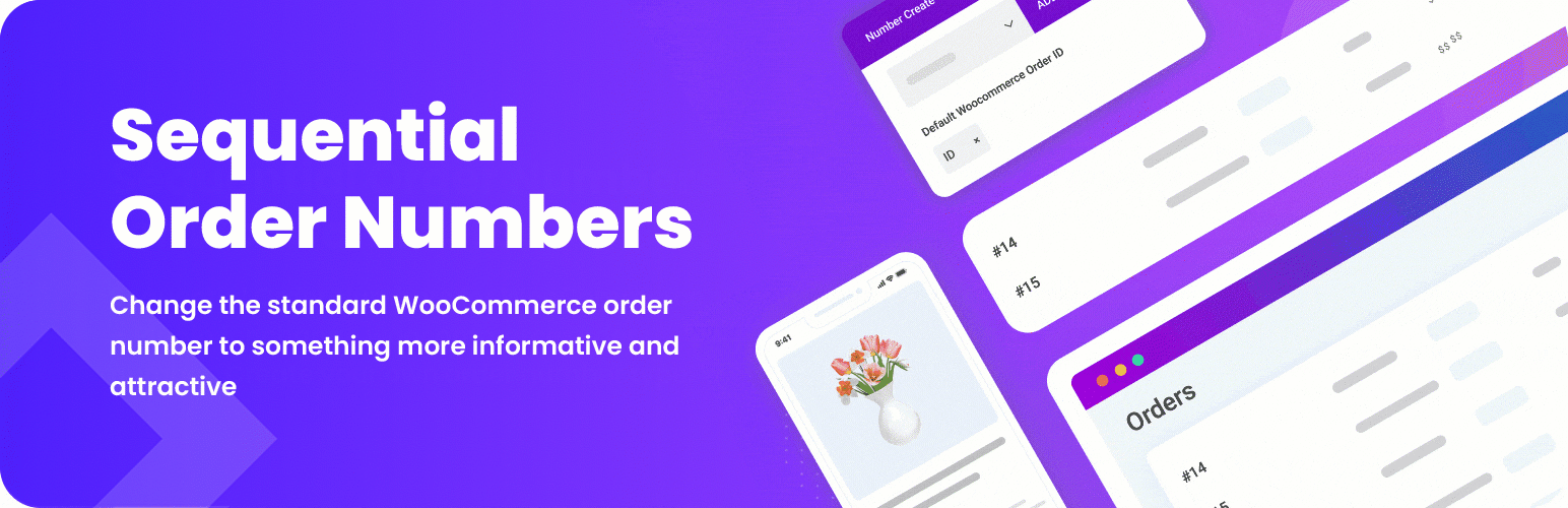 Product image for Sequential Order Numbers for WooCommerce.