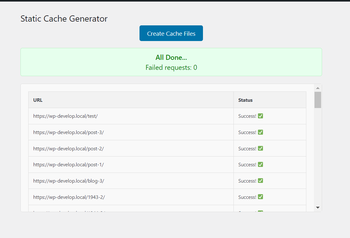 Serve Static &#8211; Automatic WordPress Static Page generator