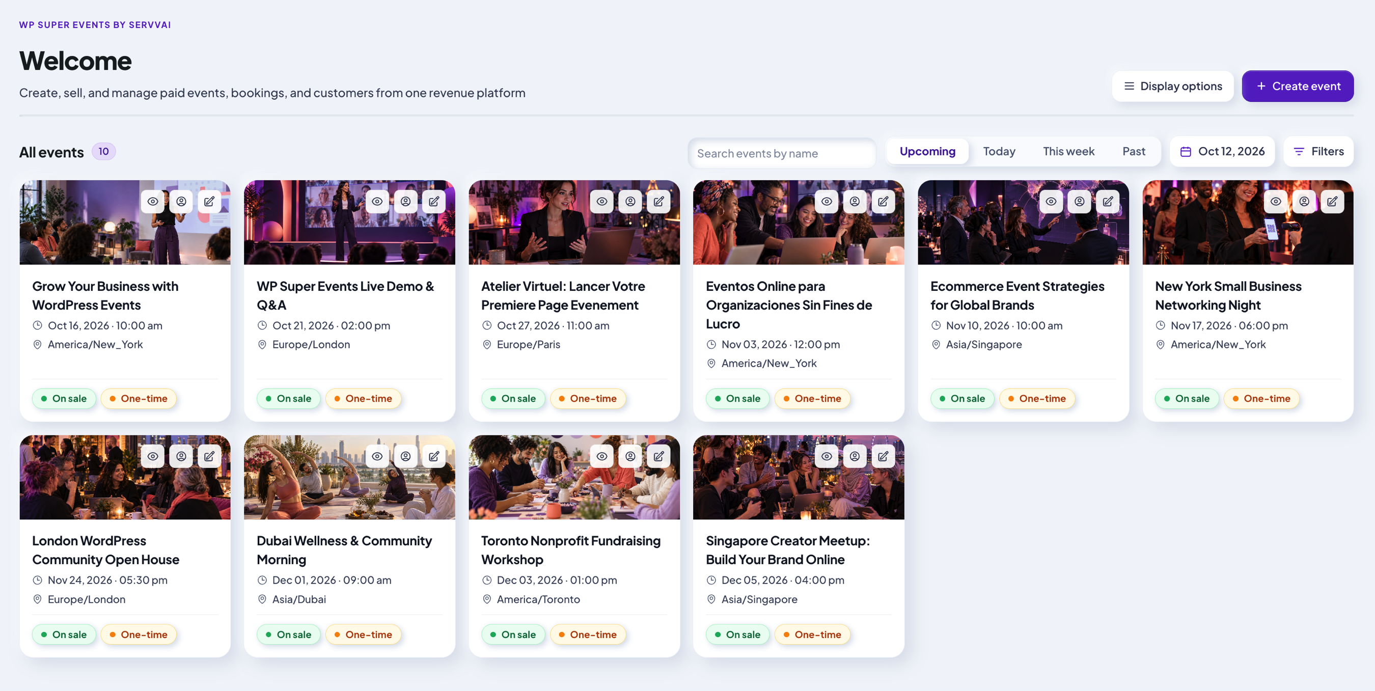 WP Super Events – Event Booking & Tickets screenshot 3