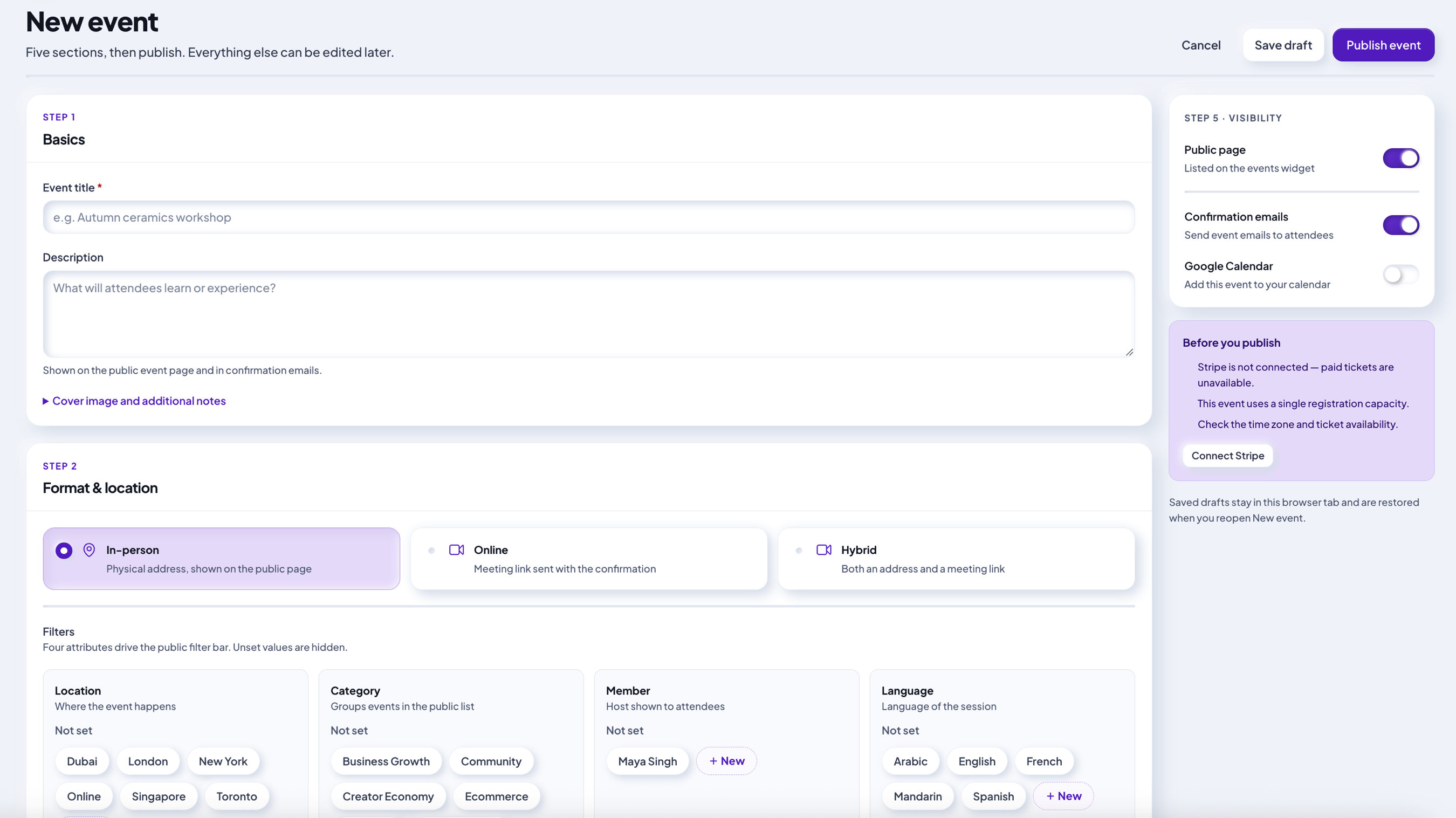 WP Super Events – Event Booking & Tickets screenshot 5