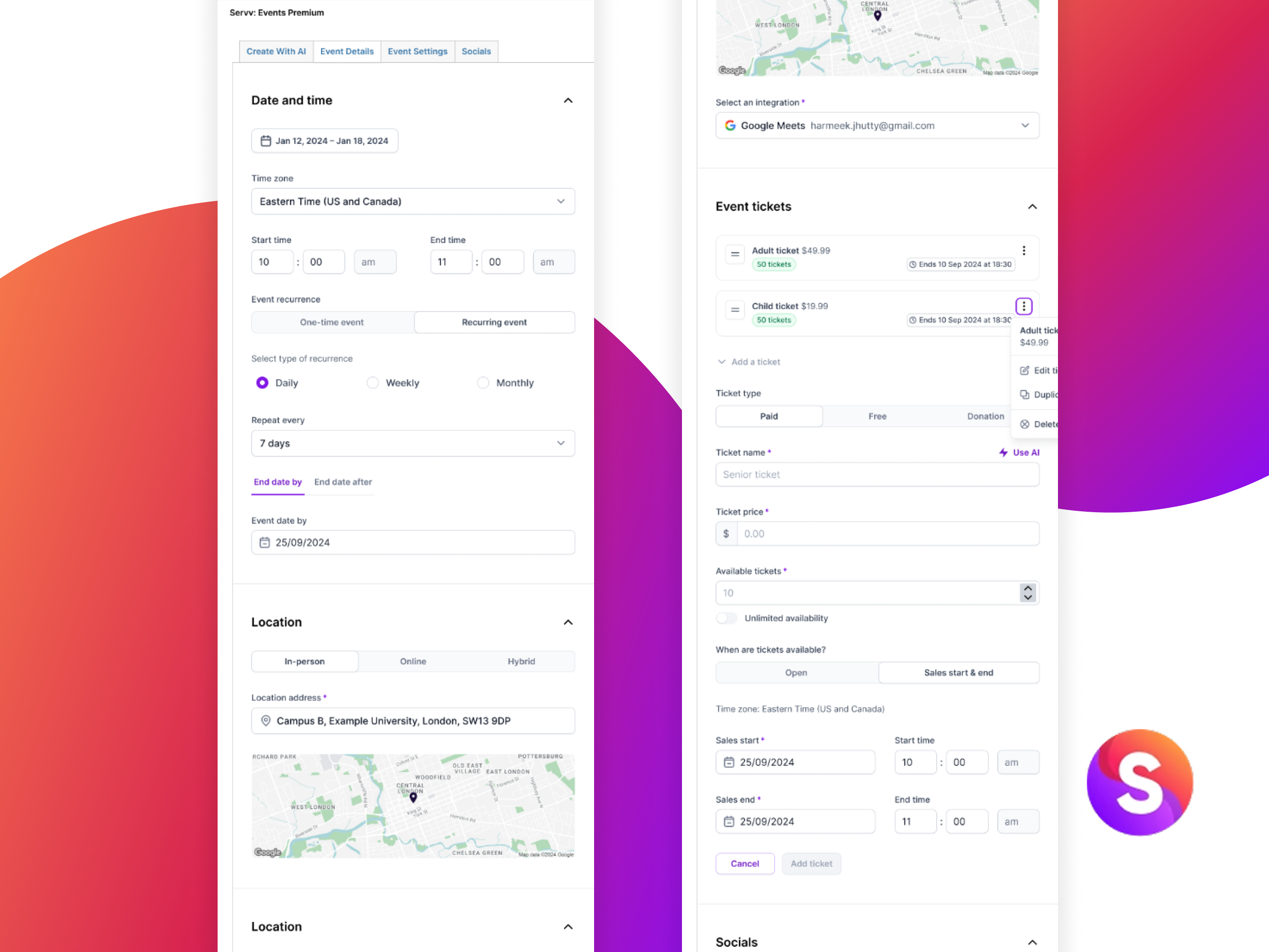 Servv AI Event Booking - Screenshot 6