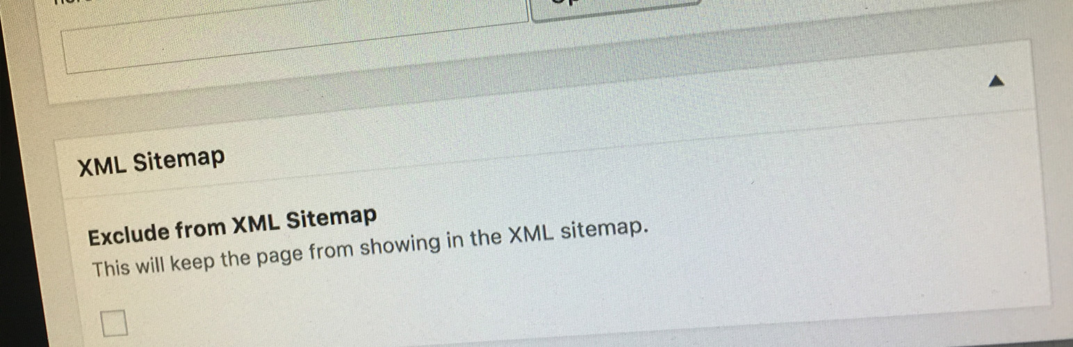 Sewn In XML Sitemap