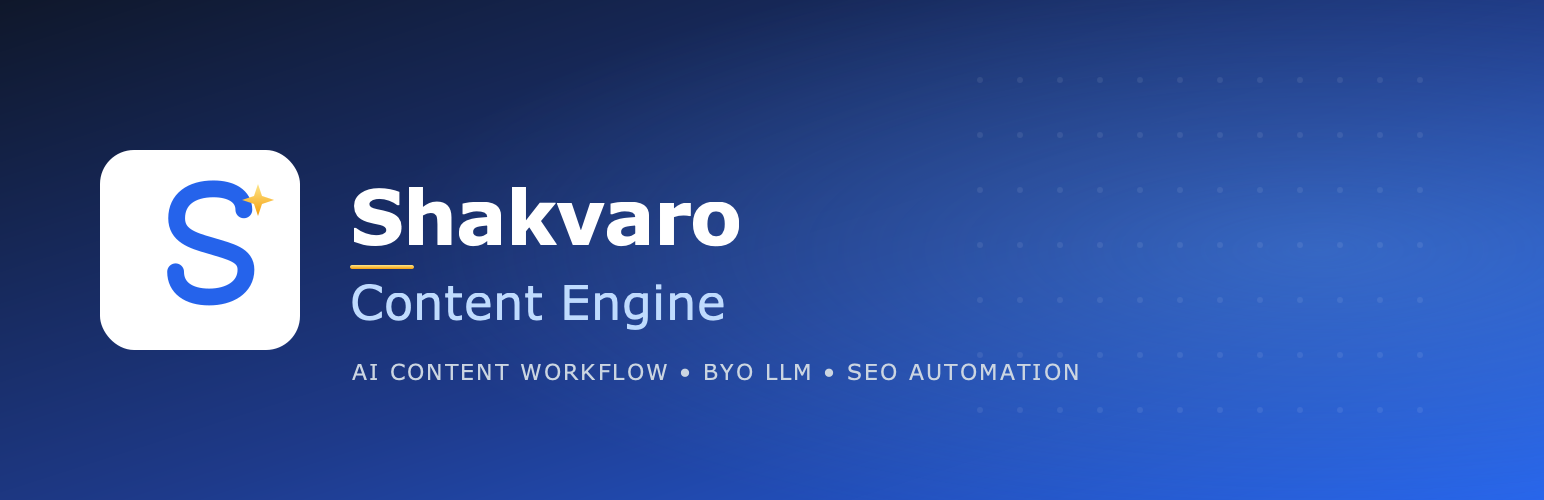 Shakvaro Content Engine