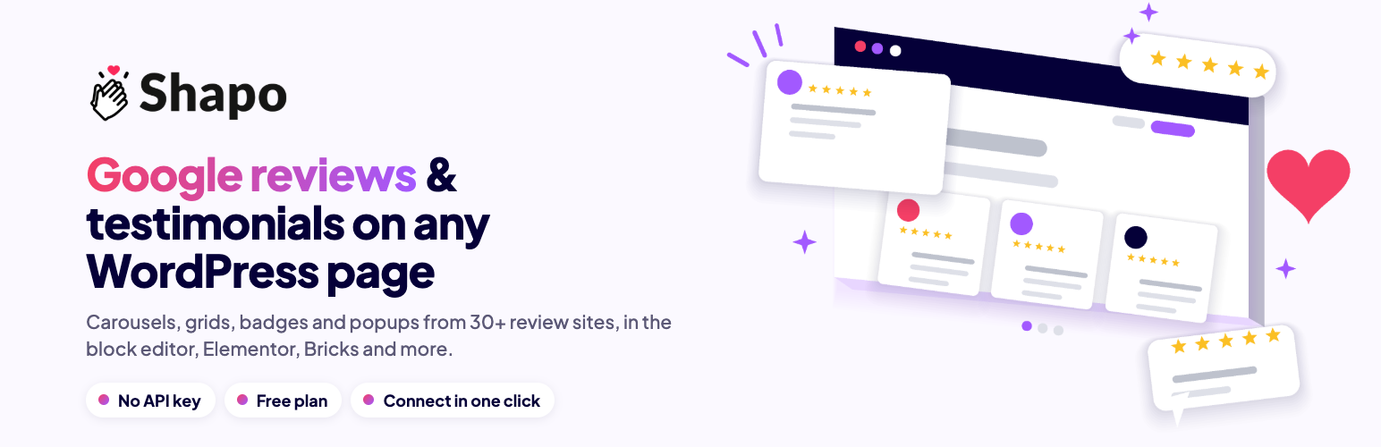 Shapo – Review &amp; Testimonial Widgets for Google and More