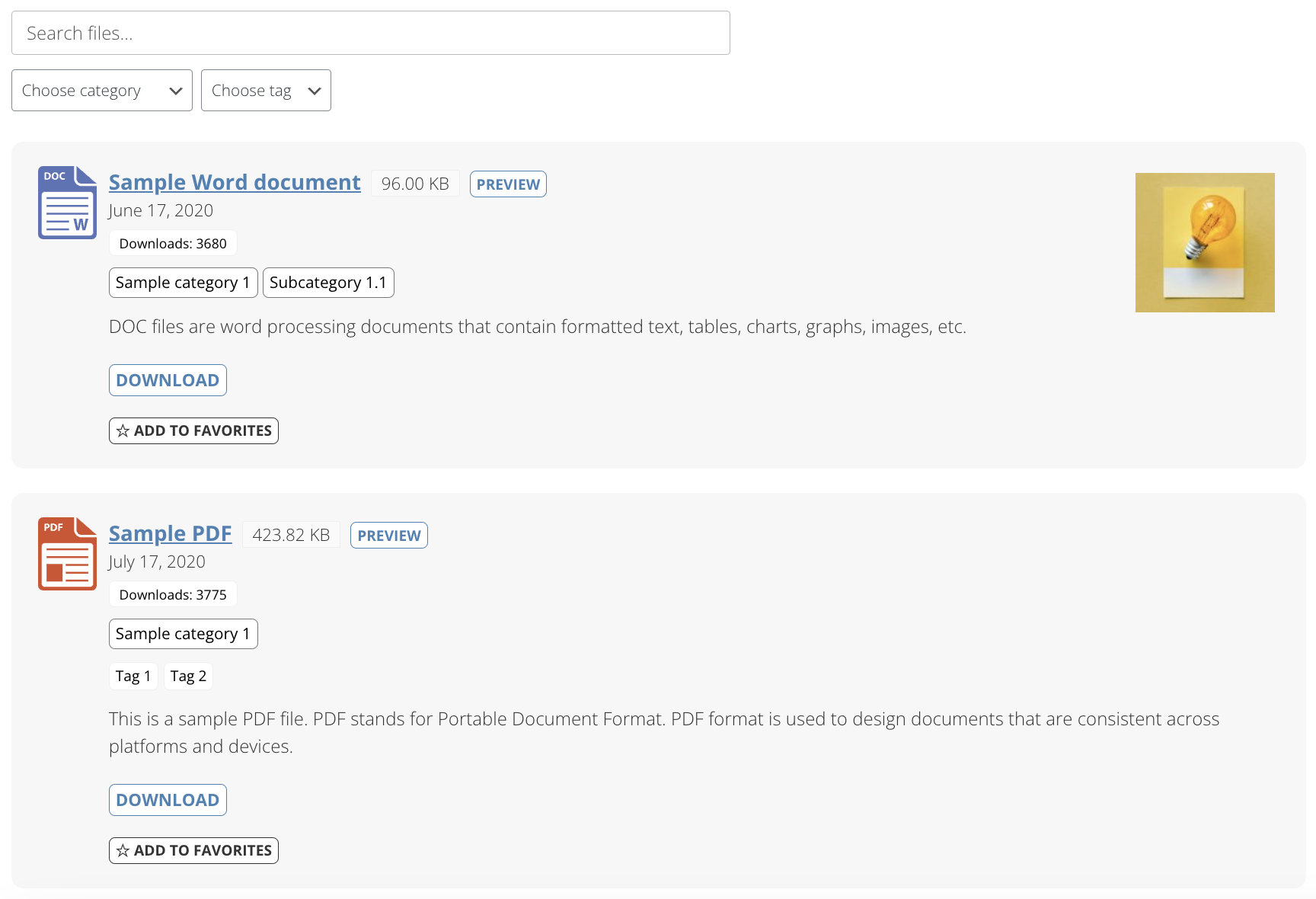 Shared Files – Frontend File Upload Form &amp; Secure File Sharing