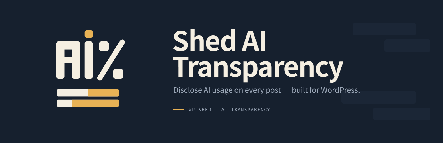 Shed AI Transparency