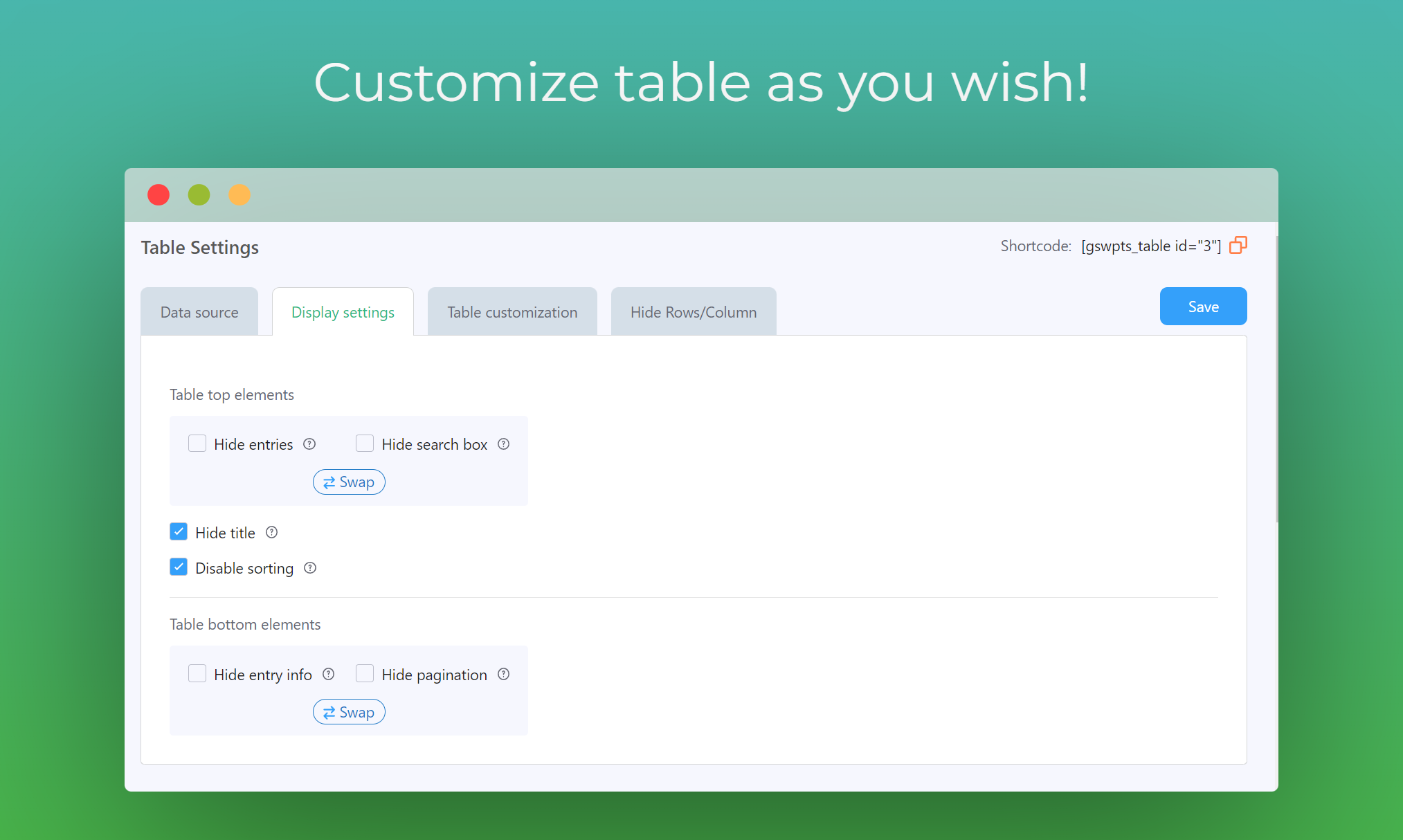 Table Plugin for WordPress with Google Sheets Integration – Sheets to WordPress Table Live Sync