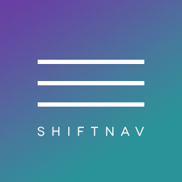 Logo Project ShiftNav – Responsive Mobile Menu