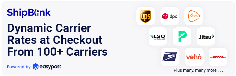 ShipBlink: EasyPost Live Checkout Rates & Labels