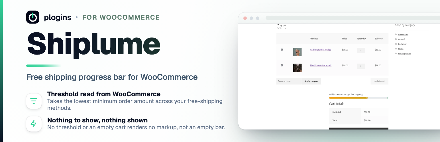 Shiplume – Shipping Progress Bar for WooCommerce