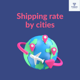 Shipping Rate By Cities Icon